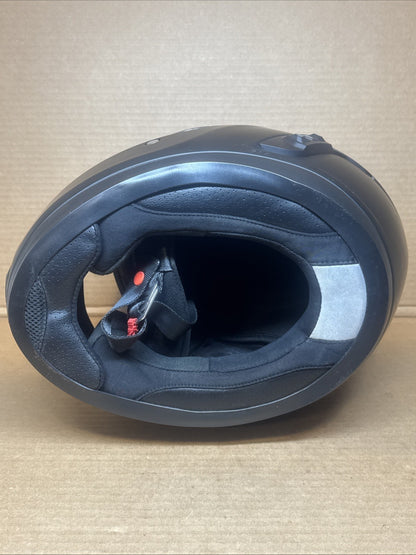 Sena Momentum INC Pro Bluetooth Camera Motorcycle Helmet, Matte Black, Large, Scuffed