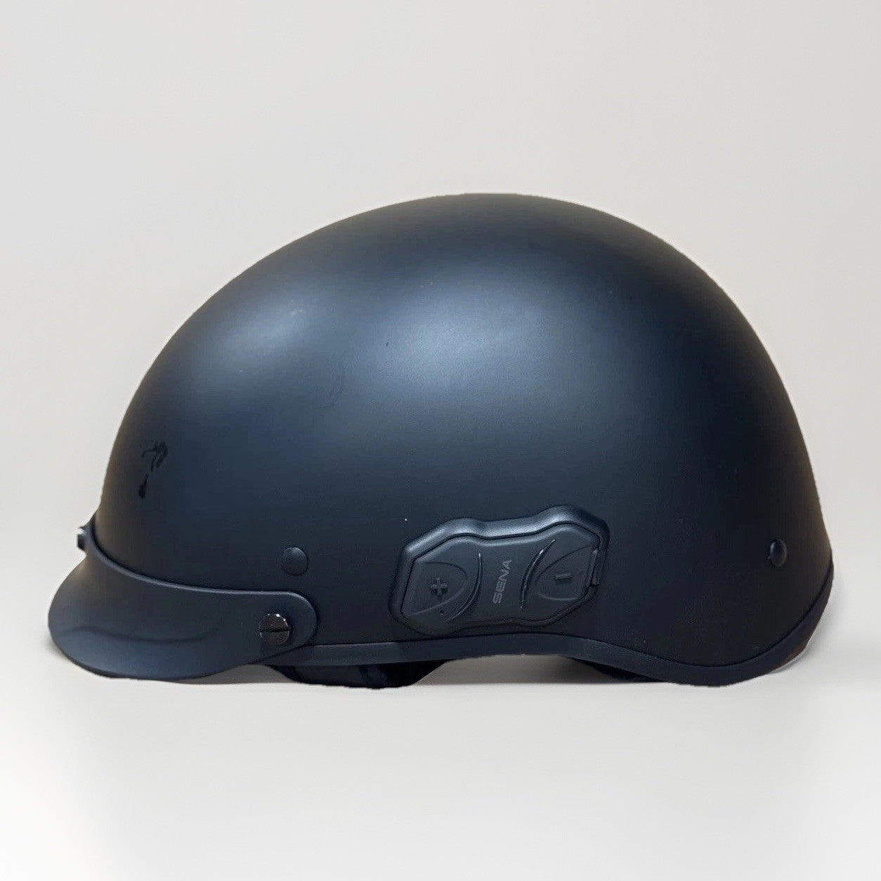 Sena Cavalry 10R Bluetooth Half Helmet, Matte Black, Large