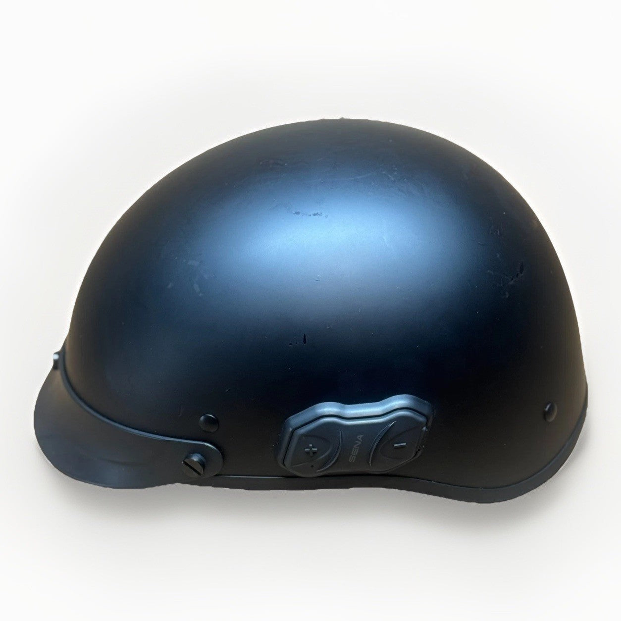 Sena Cavalry 10R Bluetooth Half Helmet, Matte Black, XS, Scratched