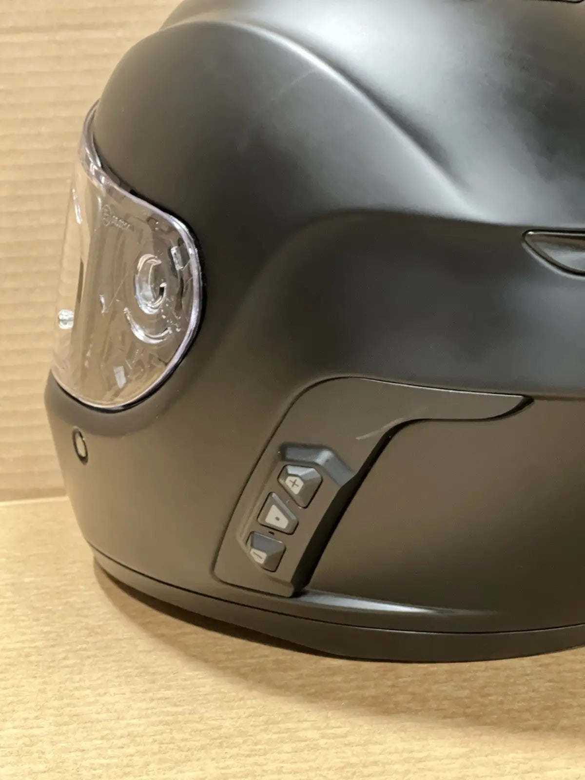 Sena Momentum EVO M Bluetooth Motorcycle Helmet with Mesh Intercom, Matte Black, Large