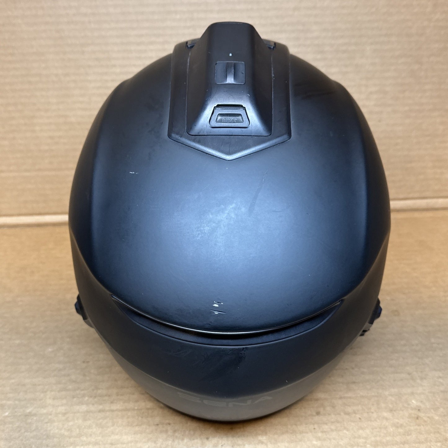 Sena Momentum INC Pro Bluetooth Camera Motorcycle Helmet, Matte Black, XL, Scuffed