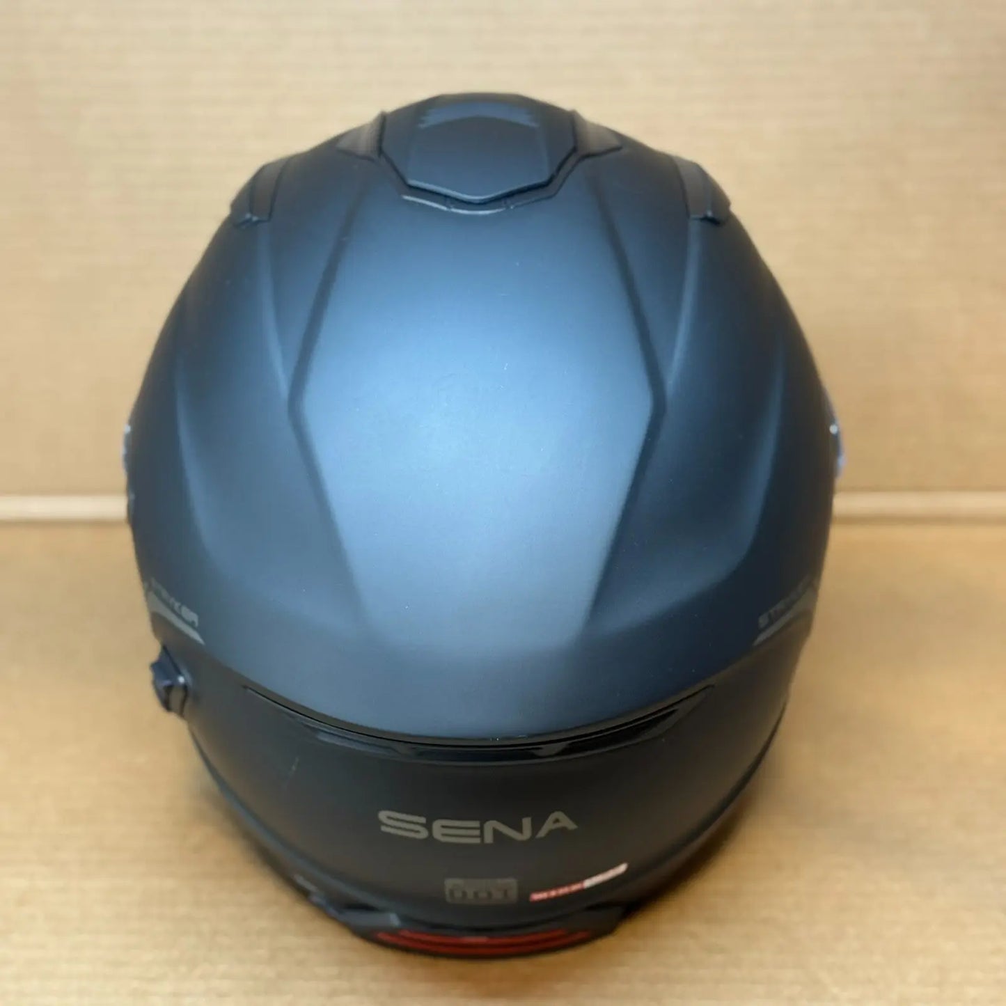 Sena Stryker Bluetooth Motorcycle Helmet, Matte Black, Large, Scratched Visor
