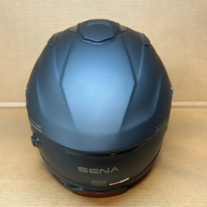 Sena Stryker Bluetooth Motorcycle Helmet, Matte Black, Large, Scratched Visor