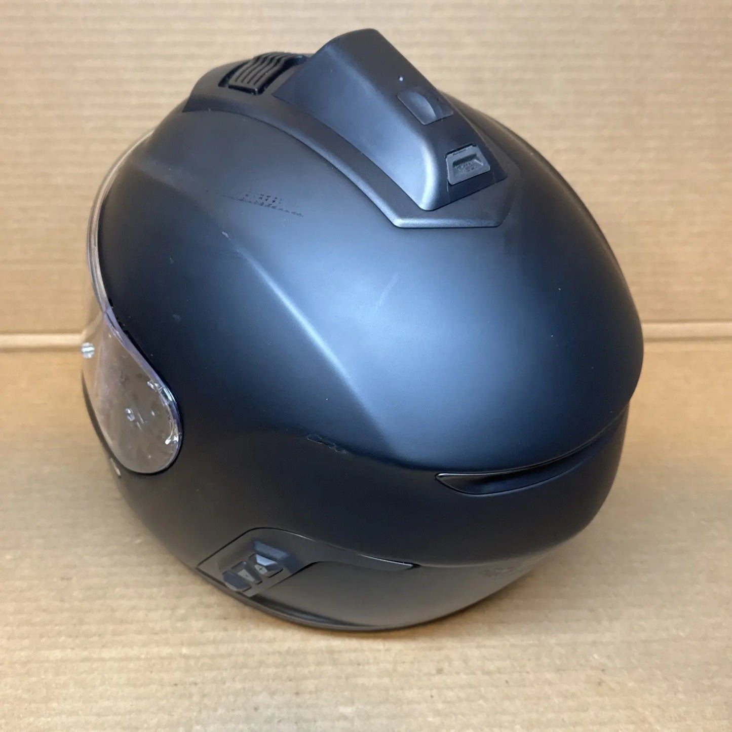 Sena Momentum Pro Bluetooth Camera Motorcycle Helmet, Matte Black, Medium, Scratched