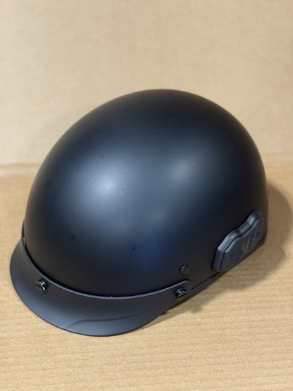 Sena Cavalry 10R Bluetooth Half Helmet, Matte Black, Medium, Scratched