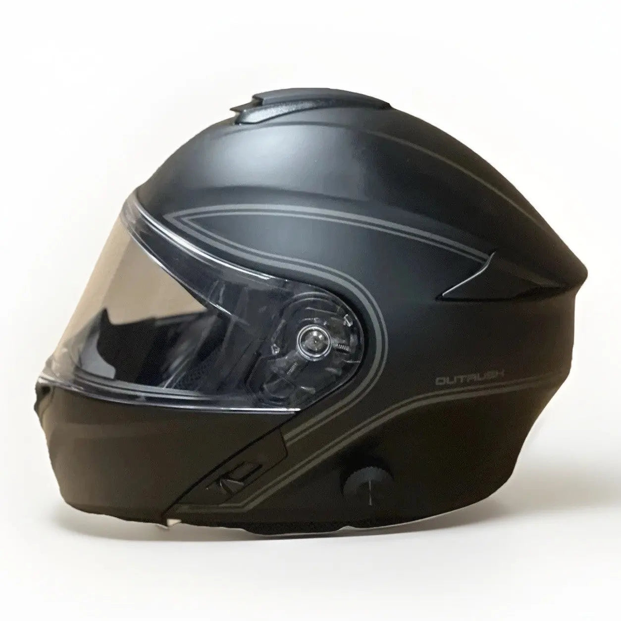 Sena Outrush Modular Flip-up Bluetooth Motorcycle Helmet, Matte Black, Small