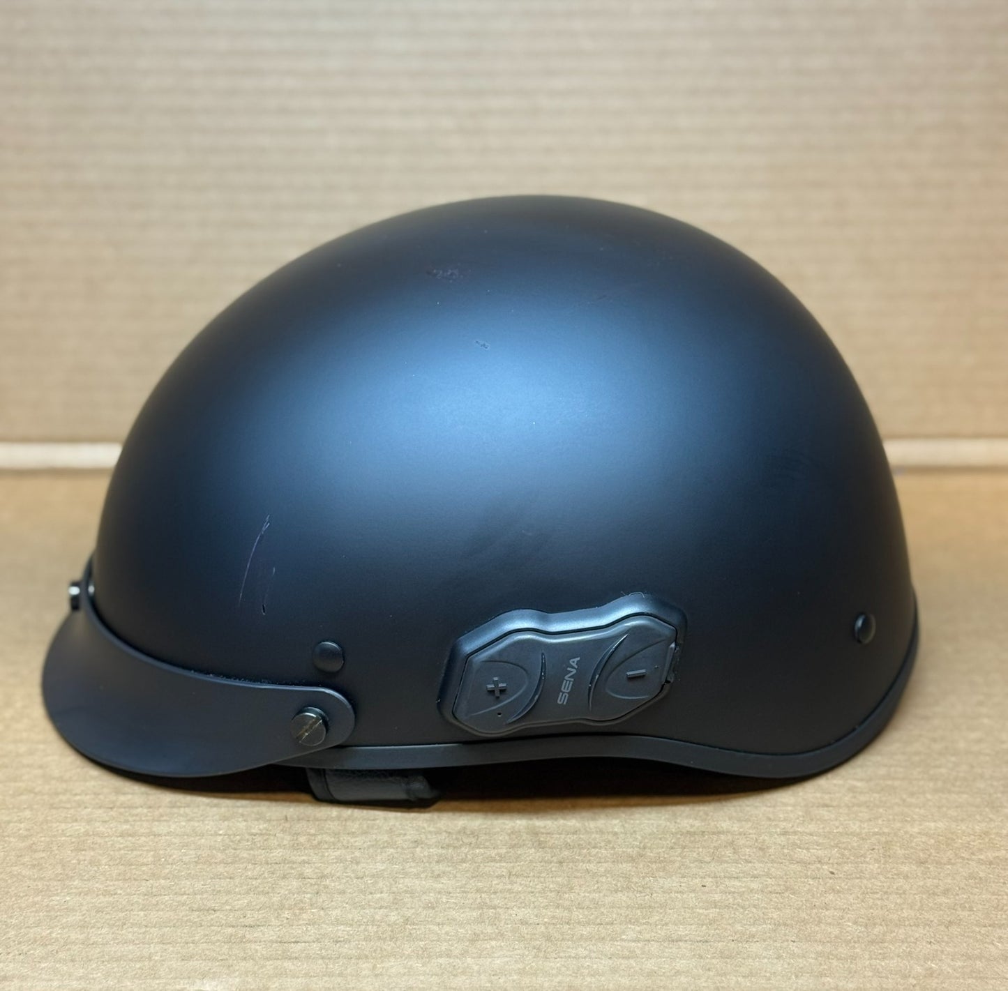 Sena Cavalry 10R Bluetooth Half Helmet, Matte Black, XS