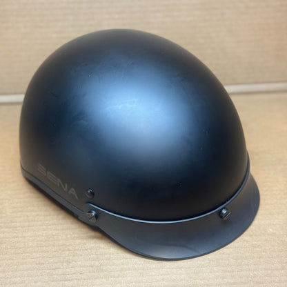 Sena Cavalry 10R Bluetooth Half Helmet, Matte Black, XS, Scratched
