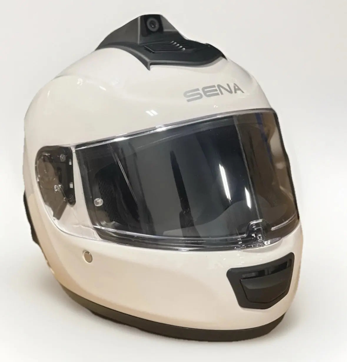 Sena Momentum INC Pro Bluetooth Camera Motorcycle Helmet, White, XL