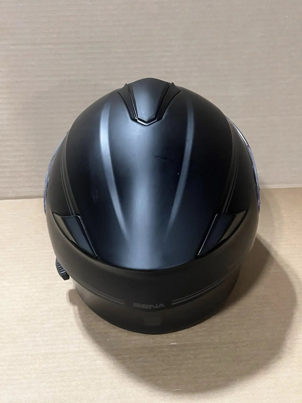 Sena Outrush Modular Flip-up Bluetooth Motorcycle Helmet, Matte Black, Small
