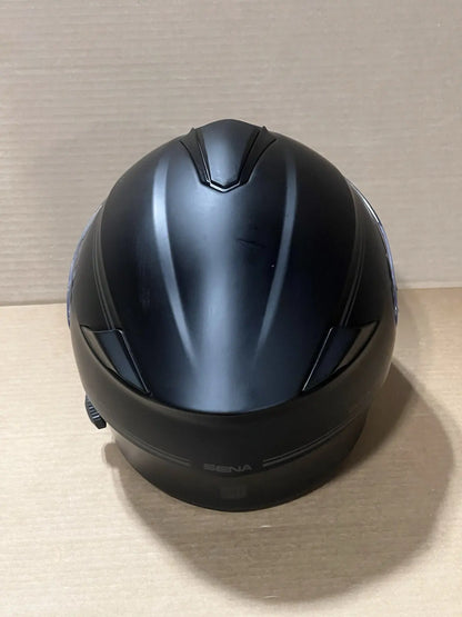 Sena Outrush Modular Flip-up Bluetooth Motorcycle Helmet, Matte Black, Small