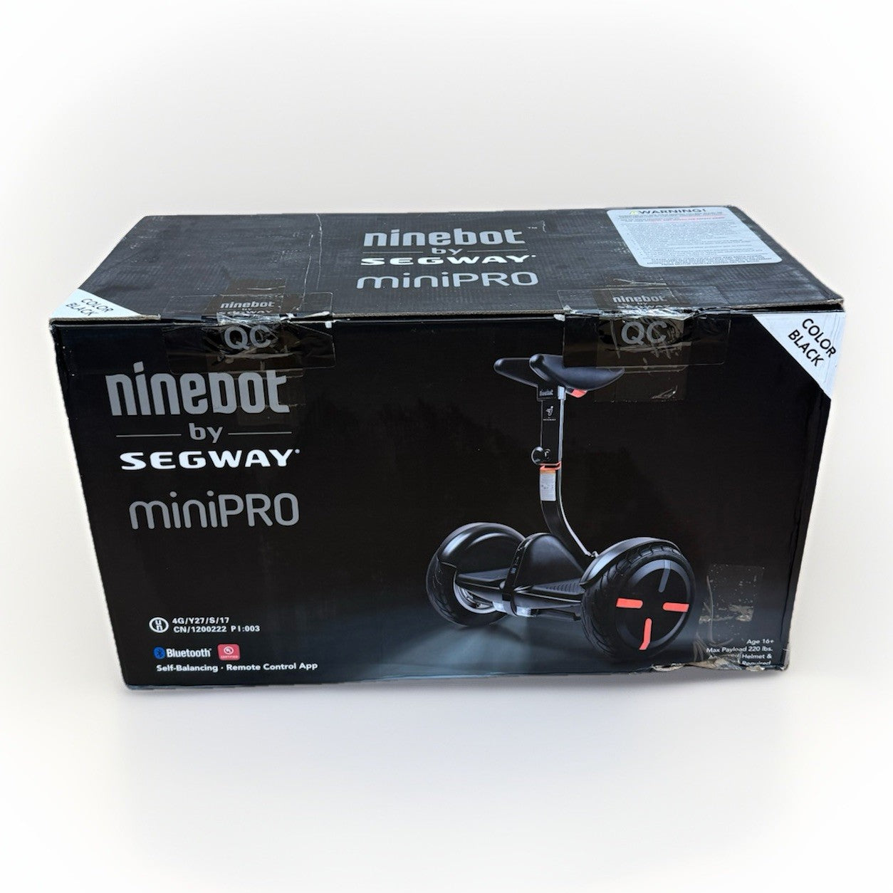 Segway Ninebot miniPRO Self Balancing Electric Scooter Smart (Opened Box) Black - BlueBuyz