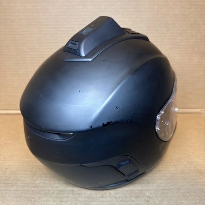 Sena Momentum Pro Bluetooth Camera Motorcycle Helmet, Matte Black, Large, Scratched