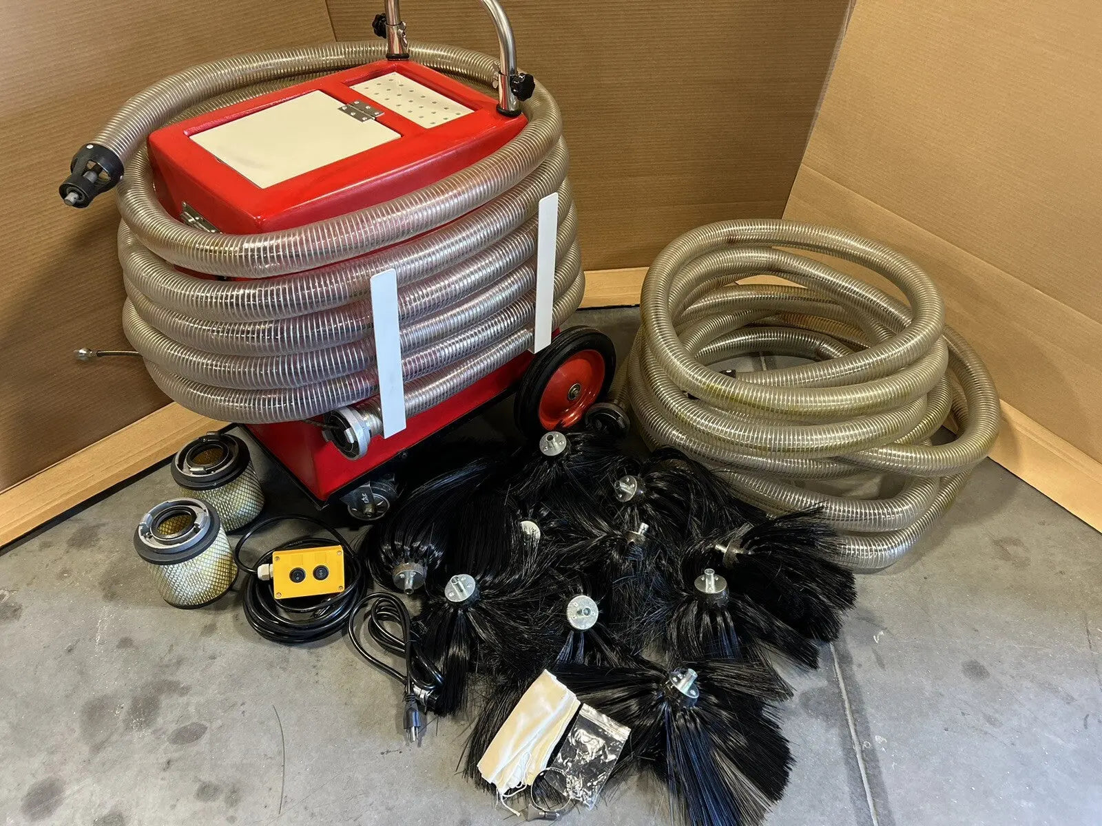 Rotobrush Air HVAC Duct Cleaner Cleaning Machine, Industrial Vacuum, New