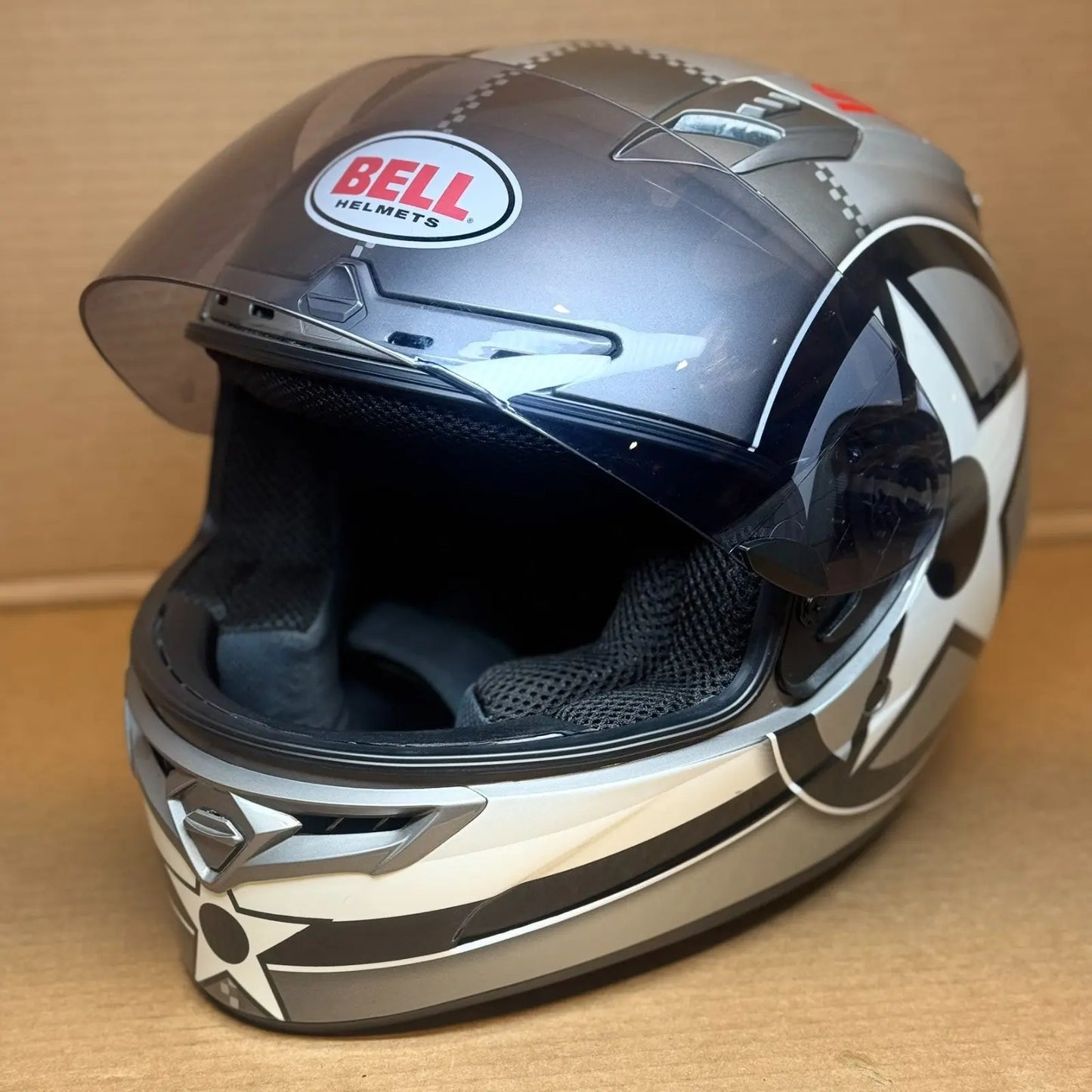 Bell Snell Vortex M2010 Motorcycle Racing Helmet, Large