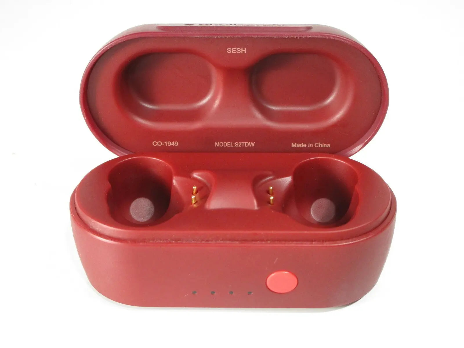 Charging Case for Skullcandy Sesh True Wireless Earbuds, Moab Red