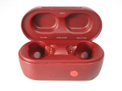 Charging Case for Skullcandy Sesh True Wireless Earbuds, Moab Red