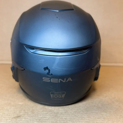 Sena Momentum Bluetooth Motorcycle Helmet, Black, Medium, Scratched