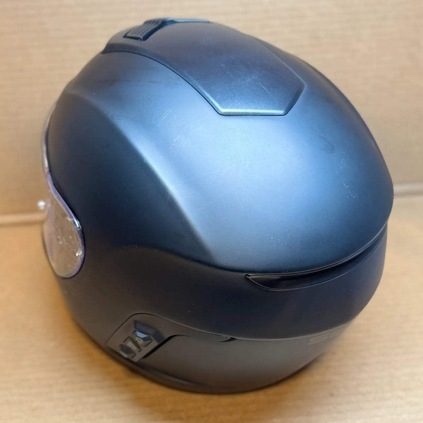Sena Momentum Bluetooth Motorcycle Helmet, Matte Black, Large, Scratched