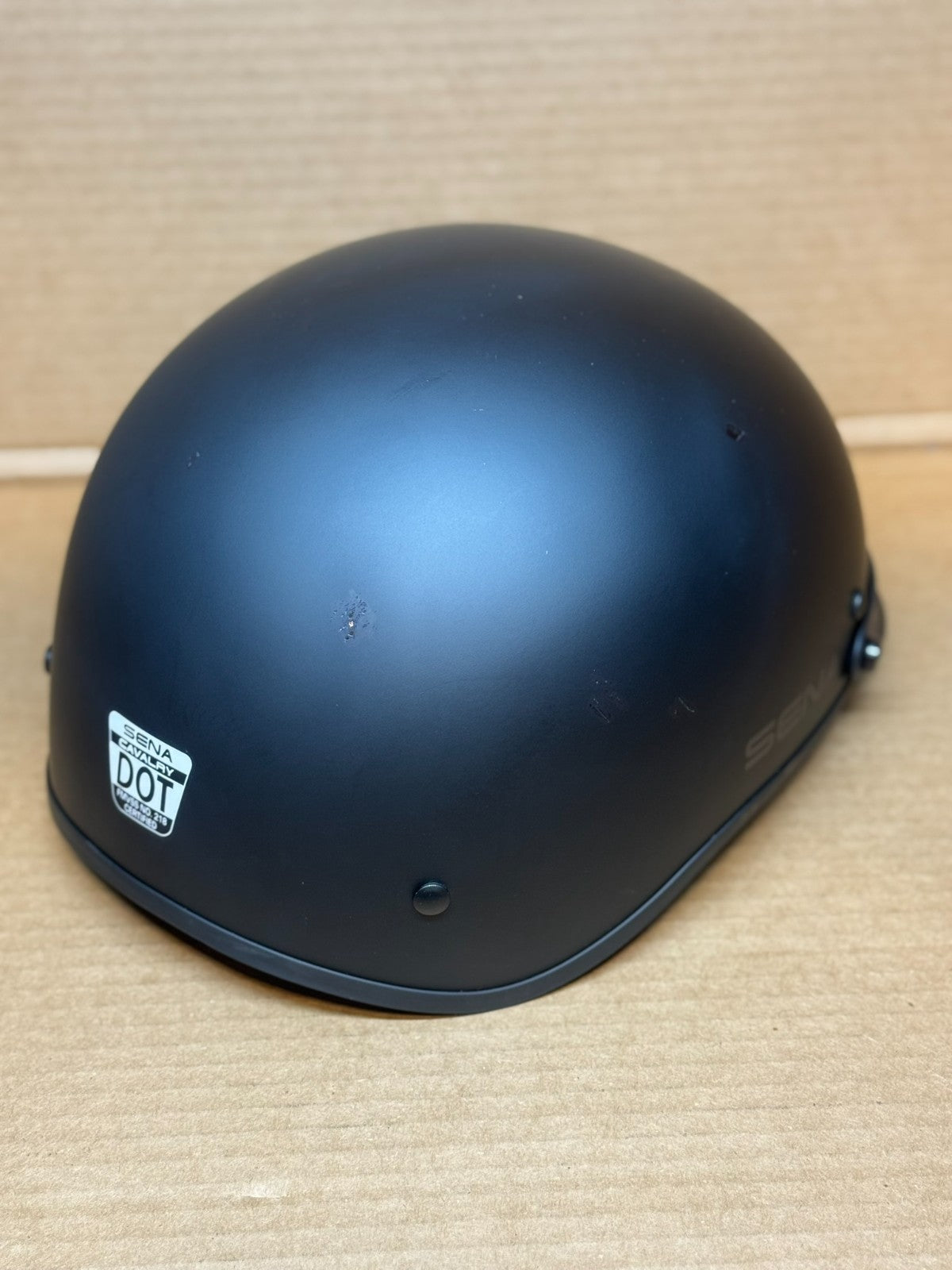 Sena Cavalry 10R Bluetooth Half Helmet, Matte Black, XS