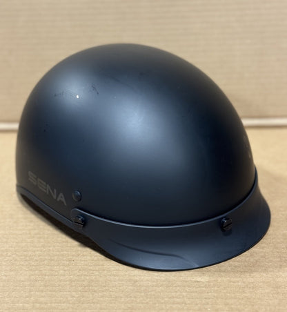 Sena Cavalry 10R Bluetooth Half Helmet, Matte Black, Large