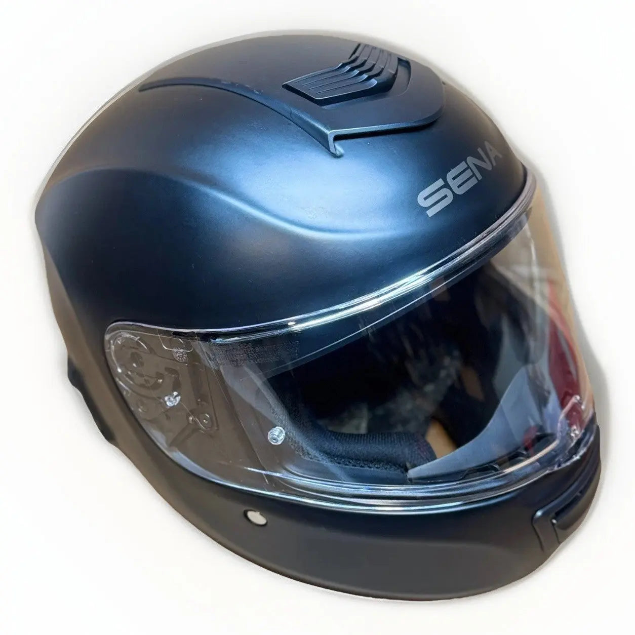 Sena Momentum INC Bluetooth Motorcycle Helmet, Matte Black, XL, Scratched