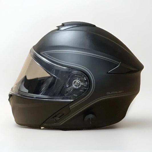 Sena Outrush Modular Flip-up Motorcycle Helmet Bluetooth Black Matte