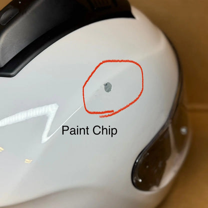 Sena Momentum INC Pro Bluetooth Camera Motorcycle Helmet, White, XL, Paint Chip
