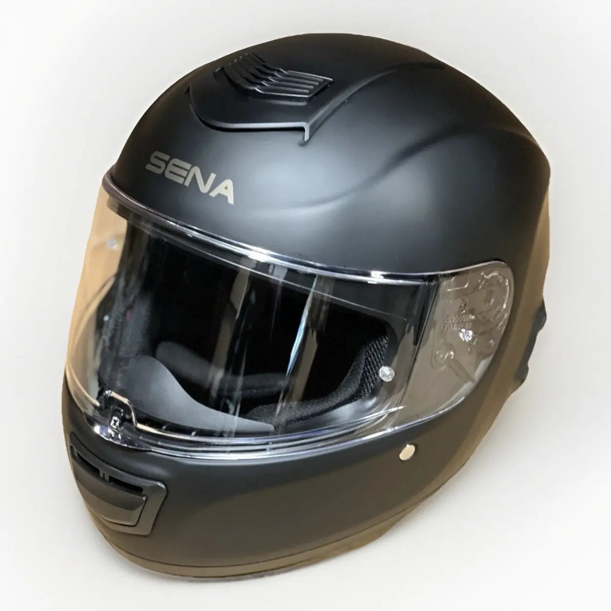 Sena Momentum Bluetooth Motorcycle Helmet, Matte Black, Medium