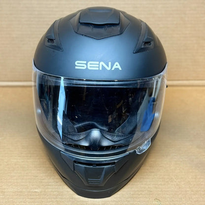 Sena Stryker Bluetooth Motorcycle Helmet, Matte Black, Medium, Scratched