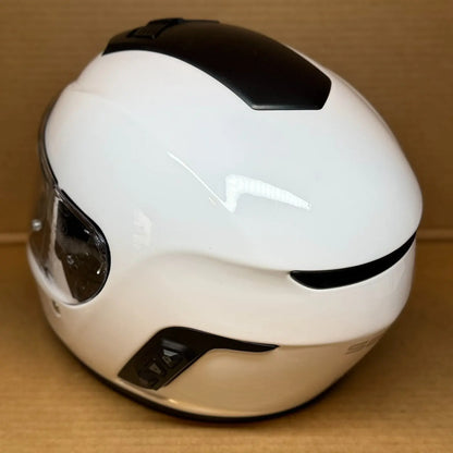 Sena Momentum Bluetooth Motorcycle Helmet, Glossy White, Medium, Scratched