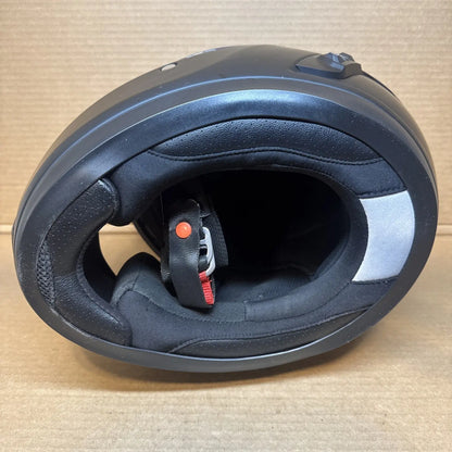 Sena Momentum Pro Bluetooth Camera Motorcycle Helmet, Matte Black, Large, Scratched