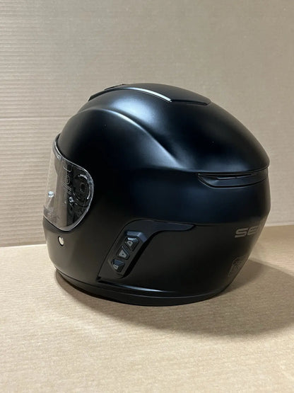 Sena Momentum INC Bluetooth Motorcycle Helmet, Matte Black, Small
