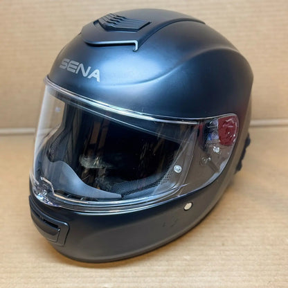 Sena Momentum INC Bluetooth Motorcycle Helmet, Matte Black, XL, Scratched