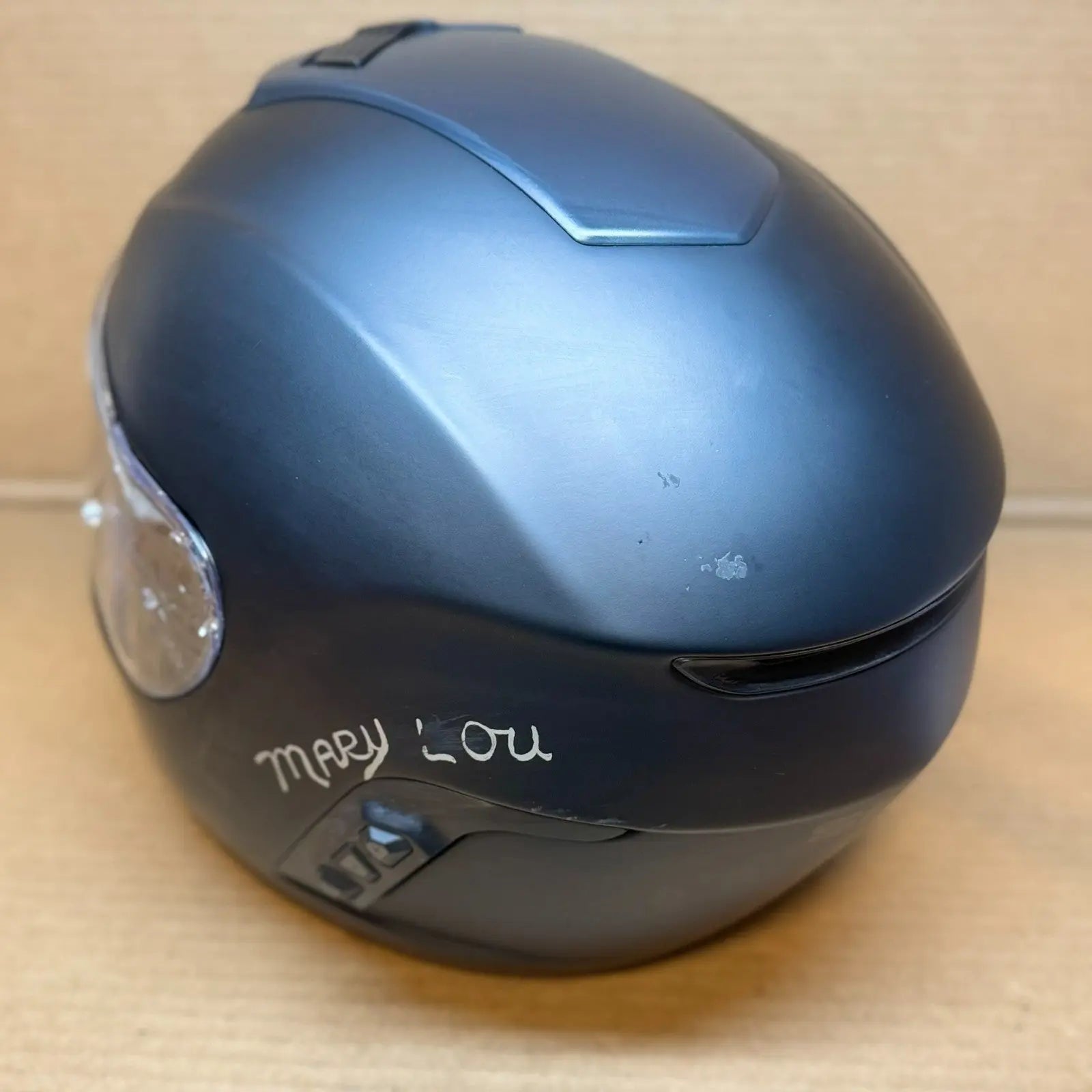 Sena Momentum Bluetooth Motorcycle Helmet, Matte Black, Large, Scratched