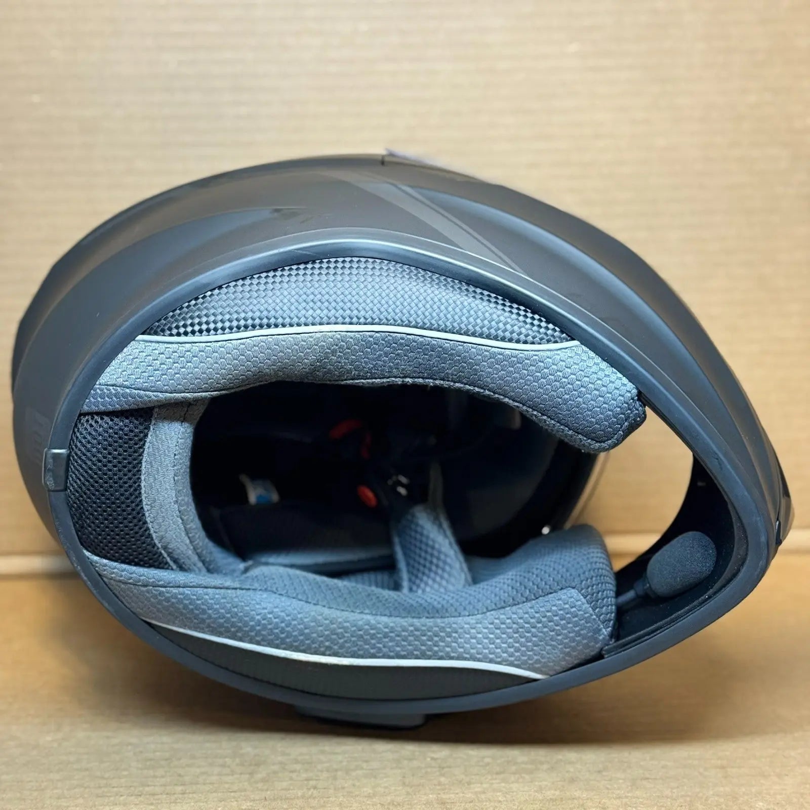 Sena Outforce Bluetooth Motorcycle Helmet, Matte Black, XL
