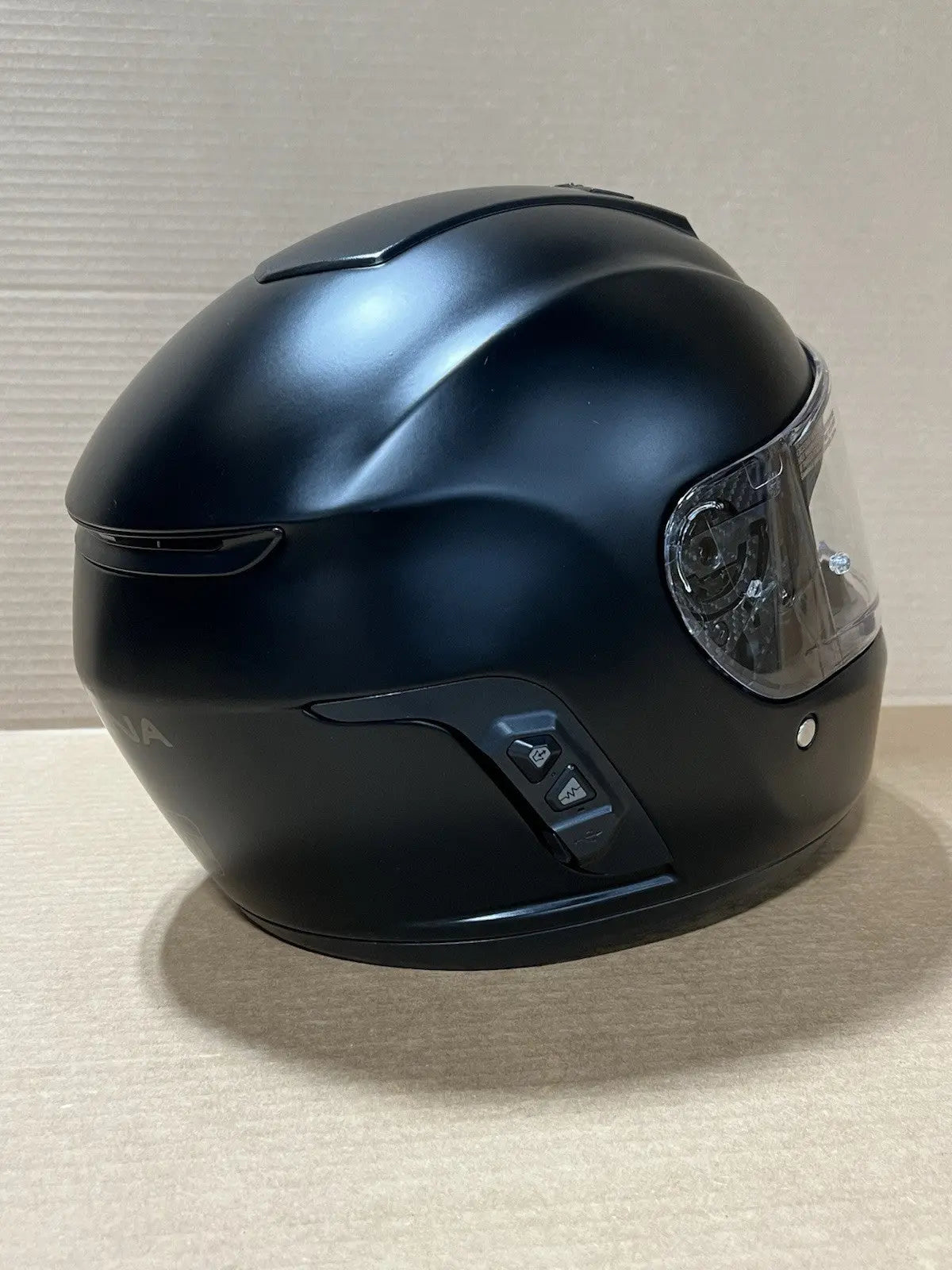 Sena Momentum INC Bluetooth Motorcycle Helmet, Matte Black, Small