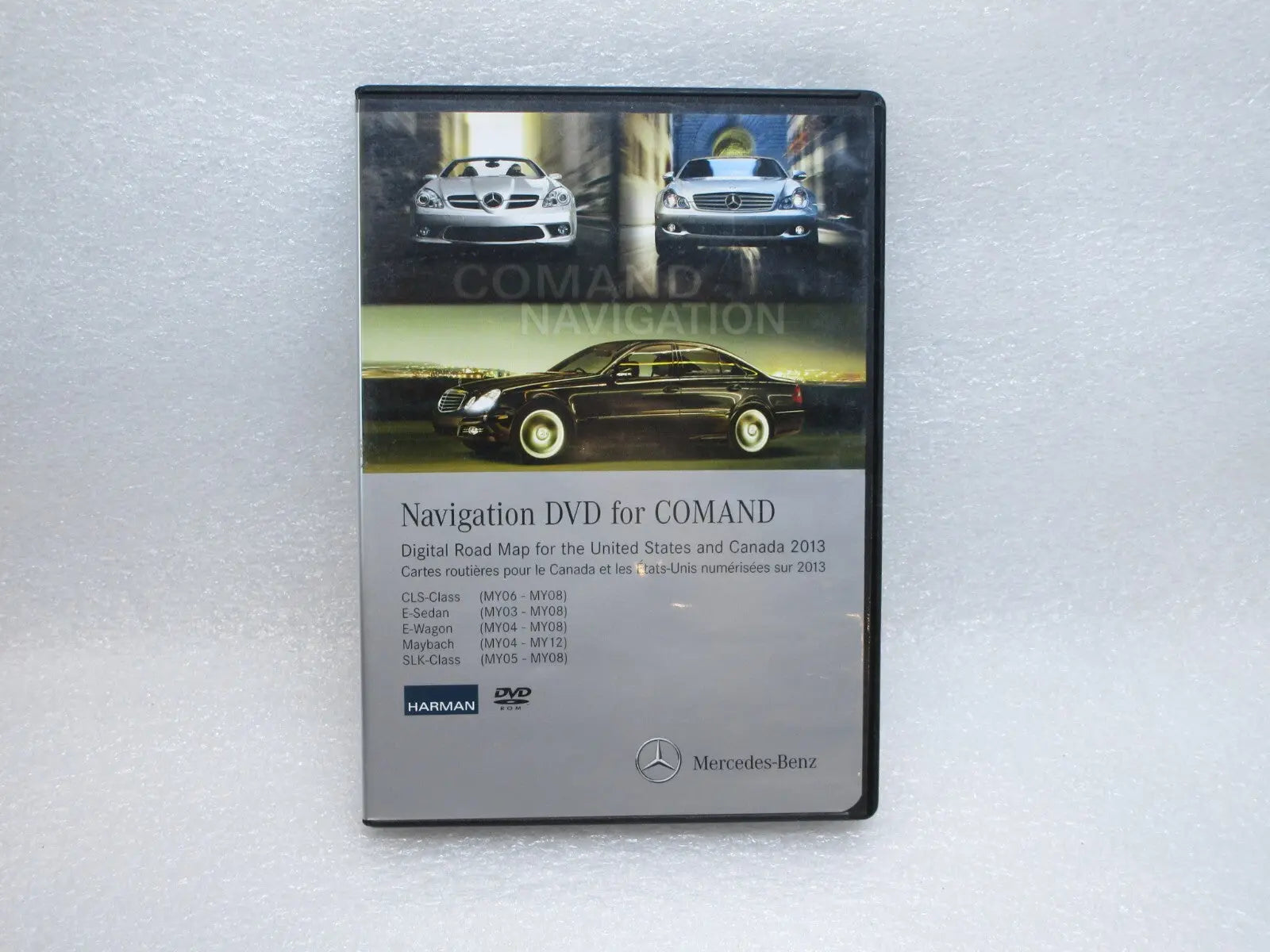 Mercedes-Benz COMAND Navigation Map DVD 2013 v12 for E SLK CLS