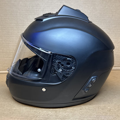 Sena Momentum INC Pro Bluetooth Camera Motorcycle Helmet, Matte Black, Large, Scratched